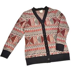 1960's Vintage Catalina Sportswear Patterned Button Up Cardigan Women’s 40 EC